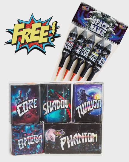 Krypton Blast + Free Space Hawks firework